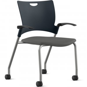 9 to 5 Seating Bella Fabric Seat Mobile Stack Chair 1315A12SFDO NTF1315A12SFDO 1315