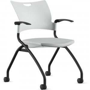 9 to 5 Seating Bella Fixed Arms Mobile Nesting Chair 1320A12BFP05 NTF1320A12BFP05 1320