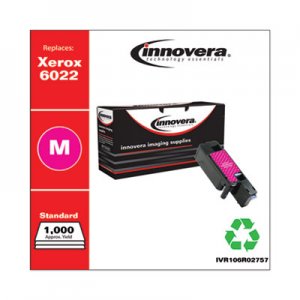 Innovera Remanufactured Magenta Toner, Replacement for Xerox 6022 (106R02757), 1,000 Page-Yield IVR106R02757