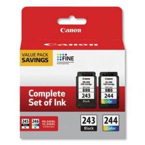 Canon 1287C006 (CL-244; PG-243) Ink, Black/Color CNM1287C006 1287C006