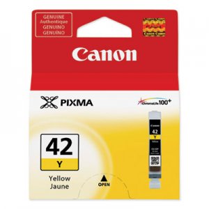 Canon 6387B002 (CLI-42) ChromaLife100+ Ink, Yellow CNM6387B002 6387B002