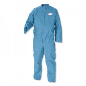 KleenGuard A20 Breathable Particle-Pro Coveralls, Zip, 4X-Large, Blue, 24/Carton KCC58537 58537