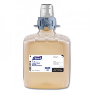 PURELL Healthy Soap 2.0% CHG Antimicrobial Foam, Fragrance-Free, 1,250 mL, 3/Carton GOJ518103 5181-03