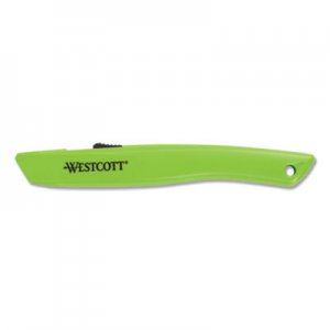 Westcott Safety Ceramic Blade Box Cutter, 6.15", Green ACM17519 17519