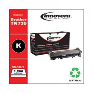 Innovera Remanufactured Black Toner, Replacement for Brother TN730, 1,200 Page-Yield IVRTN730