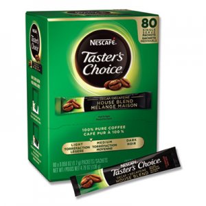 Nescafe Taster's Choice Stick Pack, Decaf, 0.06oz, 80/Box, 6 Boxes/Carton NES66488CT 66488CT