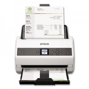 Epson DS-870 Color Workgroup Document Scanner, 600 dpi Optical Resolution, 100-Sheet Duplex Auto Document Feeder EPSB11B250201 B11B250201