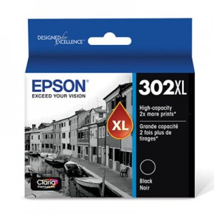 Epson T302XL020S (T302XL) Claria High-Yield Ink, Black EPST302XL020S T302XL020-S