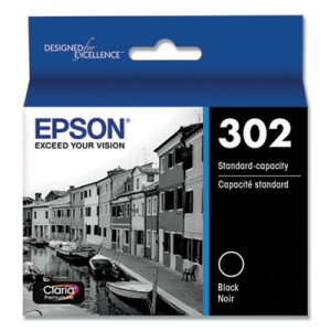 Epson T302020S (T302) Claria Ink, Black EPST302020S T302020-S