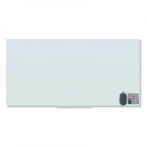 U Brands Floating Glass Dry Erase Board, 72 x 36, White UBR3978U0001 3978U00-01