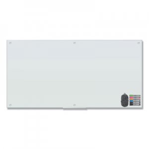 U Brands Magnetic Glass Dry Erase Board Value Pack, 72 x 36, White UBR3973U0001 3973U00-01