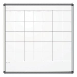 U Brands PINIT Magnetic Dry Erase Undated One Month Calendar, 36 x 36, White UBR2902U0001 2902U00-01