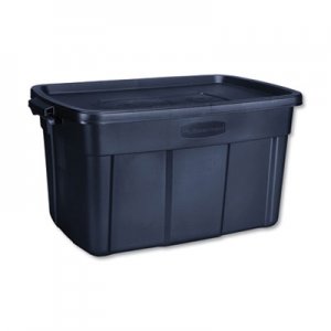 Rubbermaid Roughneck Storage Box, 31 gal, 20.4" x 32.3" x 16.7", Dark Indigo Metallic UNXRMRT310000 RMRT310000