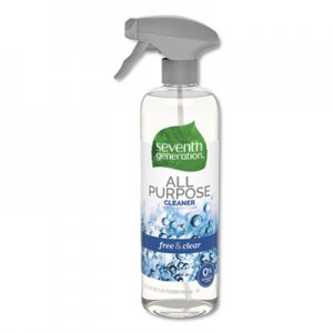 Seventh Generation Natural All-Purpose Cleaner, Free and Clear/Unscented, 23 oz Trigger Spray Bottle SEV44713EA 44713EA