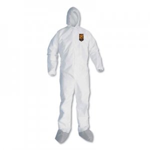 KleenGuard A45 Liquid and Particle Protection Surface Prep/Paint Coveralls, Large, 25/CT KCC48973 48973