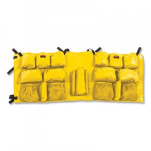 Rubbermaid Commercial Slim Jim Caddy Bag, 19 Compartments, 10.25w x 19h, Yellow RCP2032951 2032951