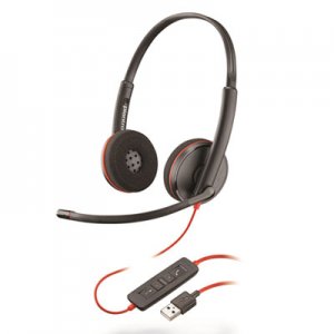 Poly Blackwire 3220, Binaural, Over The Head Headset PLNC3220 209745-101