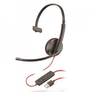 Poly Blackwire 3210, Monaural, Over The Head USB Headset PLNC3210 209744-101