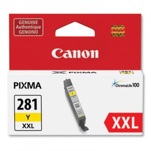 Canon 1982C001 (CLI-281XXL) ChromaLife100 Ink, Yellow CNM1982C001 1982C001