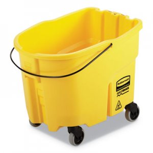 Rubbermaid Commercial WaveBrake 2.0 Bucket, 8.75 gal, Plastic, Yellow RCPFG757088YEL 2064914