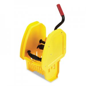 Rubbermaid Commercial WaveBrake 2.0 Wringer, Down-Press, Plastic, Yellow RCP2064959 2064959