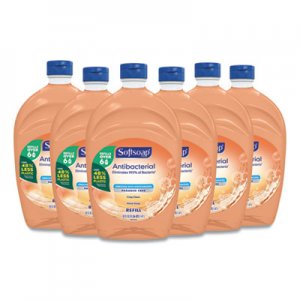 Softsoap Antibacterial Liquid Hand Soap Refills, Fresh, 50 oz, Orange, 6/Carton CPC46325 US05261A