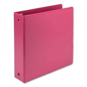 Samsill Earth's Choice Biobased Economy Round Ring View Binders, 3 Rings, 2" Capacity, 11 x 8.5, Berry SAM17366