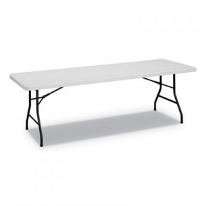 Alera Rectangular Plastic Folding Table, 96w x 30d x 29 1/4h, Gray ALEPT9630G
