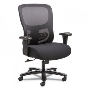 Sadie 1-Fourty-One Big and Tall Mesh Task Chair, Supports up to 350 lbs., Black Seat/Black Back, Black