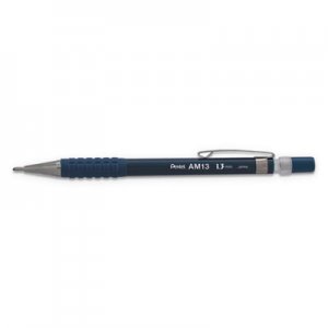 Pentel Sharp Mechanical Pencil, 1.3 mm, HB (#2.5), Black Lead, Blue Barrel PENAM13C AM13C