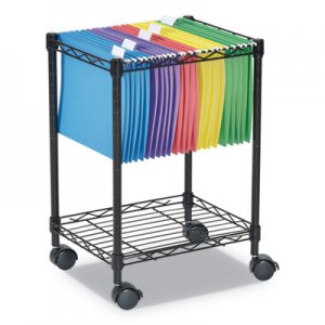 Alera Compact Rolling File Cart, 15.25w x 12.38d x 21h, Black ALEFW601416BL