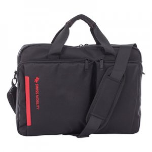 Swiss Mobility Stride Executive Briefcase, Holds Laptops 15.6", 4" x 4" x 11.5", Black SWZEXB1020SMBK EXB1020SMBK