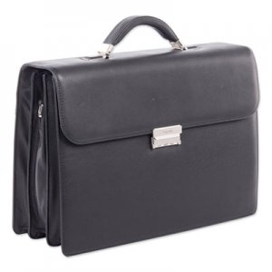 Swiss Mobility Milestone Briefcase, Holds Laptops 15.6", 5" x 5" x 12", Black SWZ49545801SM EXB49545801SMBK