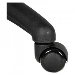 Alera Dual Wheel Hooded Casters, B Stem, 2" Caster, Black ALECASTERST2