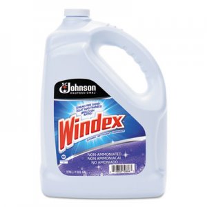 Windex Non-Ammoniated Glass/Multi Surface Cleaner, Pleasant Scent, 128 oz Bottle SJN697262EA 697262