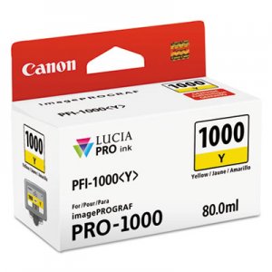 Canon 0549C002 (PFI-1000) Lucia Pro Ink, Yellow CNM0549C002 0549C002