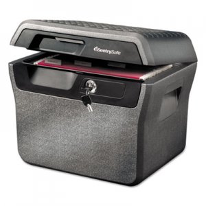 Sentry Safe Waterproof Fire-Resistant File, 0.66 cu ft,16.63w x 13.88d x 14.13h, Charcoal Gray