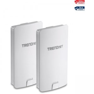 TRENDnet 14 dBI WiFi AC867 Outdoor PoE Preconfigured Point-to-Point Bridge Kit TEW-840APBO2K