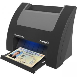 Ambir nScan 690gt High-Speed Vertical Card Scanner with AmbirScan DS690GT-AS