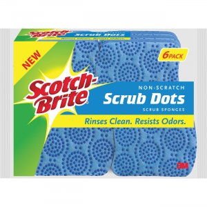 Scotch-Brite Scrub Dots Non-Scratch Sponge 203064CT MMM203064CT