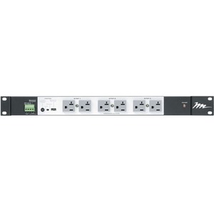 Middle Atlantic Products Multi-mount Rackmount Power, 16 Outlet, 20A, 3-Step Sequencing PDS-1620R-NS