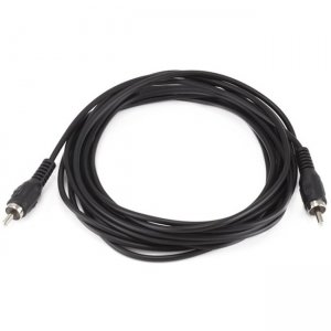 Monoprice 12ft RCA Plug/Plug M/M Cable - Black 654