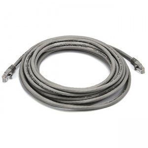 Monoprice 20FT 24AWG Cat5e 350MHz UTP Bare Copper Ethernet Network Cable - Gray 4882