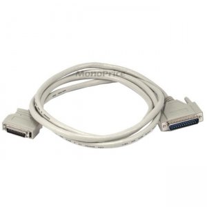 Monoprice 6FT DB-25(IEEE-1284) Male to Mini/Micro Centronic 36(HPCN36) Male Cable [IE] 257