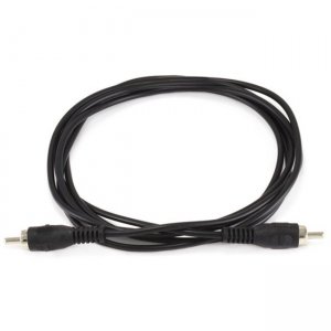 Monoprice 6ft RCA Plug/Plug M/M Cable - Black 653