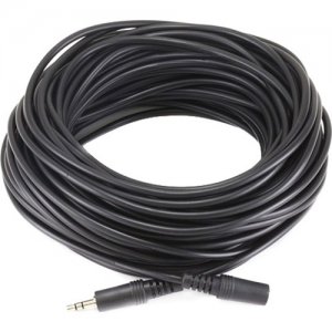 Monoprice 75ft 3.5mm Stereo Plug/Jack M/F Cable - Black 652