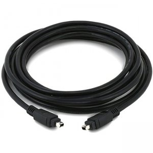 Monoprice IEEE-1394 FireWire iLink DV Cable 4P-4P M/M - 10ft (BLACK) 43