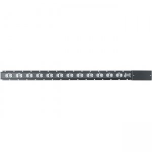 Middle Atlantic Products PDW Power Strip, 24 Outlet, 20A, 12 Circuit w/J-Box PDW-12X220J