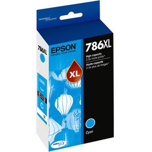 Epson Cyan Ink Cartridge, High Capacity (T220) T786XL220-S 786XL