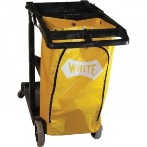 Impact Products Janitor's Cart with 25-Gallon Yellow Vinyl Bag 6850 IMP6850